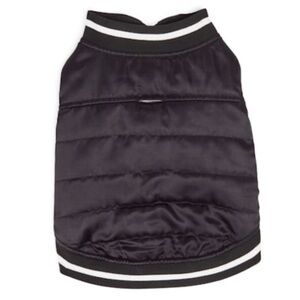 NWT YOULY black dog vest jacket L